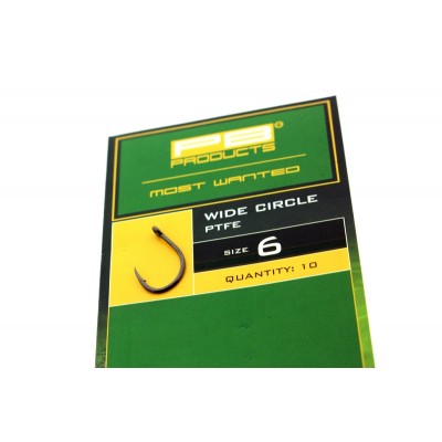 Крючки PB Products WIDE CIRCLE PTFE номер 4