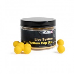 Плавающие Бойлы  CC Moore Live System Yellow Pop Ups 14mm
