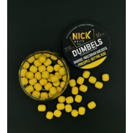 Насадки NICK BAITS DUMBELS 7/10 мм (Ананас-Масляная кислота) Насадки NICK BAITS DUMBELS 7/10 мм (Ананас-Масляная кислота)