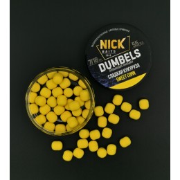 Насадки NICK BAITS DUMBELS 7/10 мм (Сладкая кукуруза) Насадки NICK BAITS DUMBELS 7/10 мм (Сладкая кукуруза)
