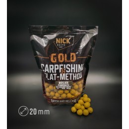 Бойлы прикормочные NICK BAITS GOLD FISHFRUITS 20 мм (Мед-ананас)