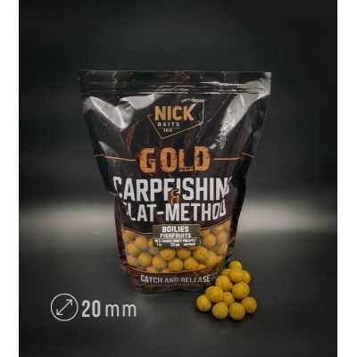 Бойлы прикормочные NICK BAITS GOLD FISHFRUITS 20 мм (Мед-ананас) Бойлы прикормочные NICK BAITS GOLD FISHFRUITS 20 мм (Мед-ананас)