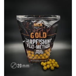 Бойлы прикормочные NICK BAITS GOLD FISHFRUITS 20 мм (Молочный орех)