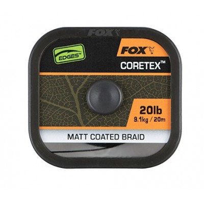 FOX EDGES Naturals Coretex Soft 20м - полужесткий поводочный материал 20lb FOX EDGES Naturals Coretex Soft 20м - полужесткий поводочный материал 20lb