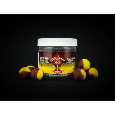 Насадочные бойлы «Мистер Рэд Супер Хот» Halfness Pineapple 14mm