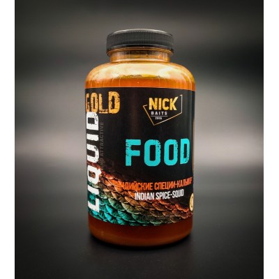 Жидкое питание NICK BAITS GOLD LIQUID FOOD (Индийские специи/Кальмар) 0.5 л Жидкое питание NICK BAITS GOLD LIQUID FOOD (Индийские специи/Кальмар) 0.5 л