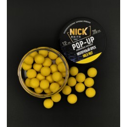 Насадки NICK BAITS POP-UP 12 мм (Молочный орех) Насадки NICK BAITS POP-UP 12 мм (Молочный орех)