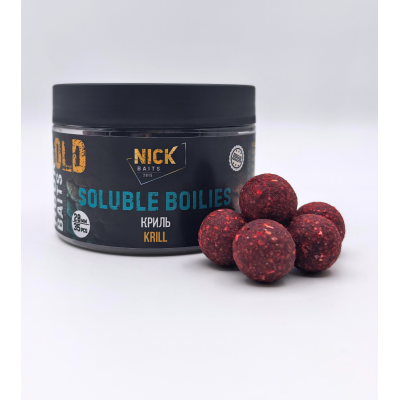 Насадки пылящие NICK BAITS GOLD SOLUBLE 20 мм (Криль) Насадки пылящие NICK BAITS GOLD SOLUBLE 20 мм (Криль)