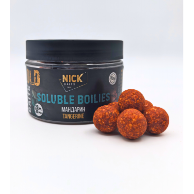 Насадки пылящие NICK BAITS GOLD SOLUBLE 20 мм (Мандарин) Насадки пылящие NICK BAITS GOLD SOLUBLE 20 мм (Мандарин)