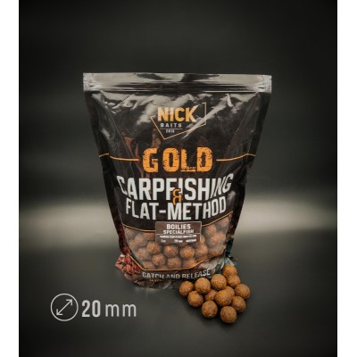 Бойлы прикормочные NICK BAITS GOLD SPECIALFISH 20 мм (Индийские специи-Кальмар)