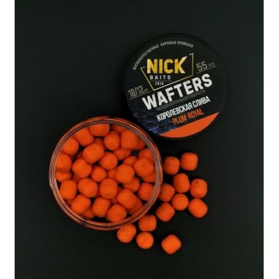 Насадки NICK BAITS WAFTERS 10/12 мм (Королевская слива)